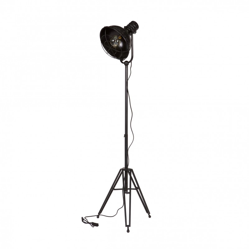 SPOTLIGHT FLOOR LAMP METAL BLACK    - FLOOR LAMPS